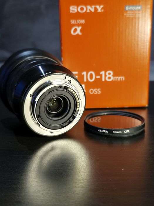 Obiektyw sony e-mount 10-18mm f4 oss jak nowy