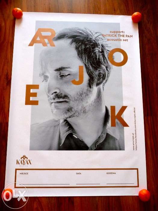 Artur Rojek - Plakat UNIKAT !