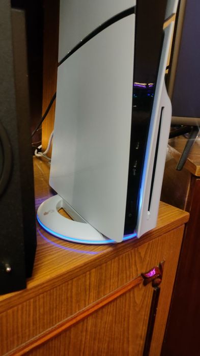 Підставка вертикальна playstation 5 slim/pro rgb подставка ps 5