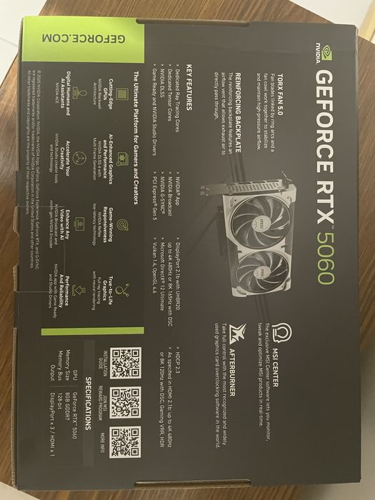 Placa de Video  RTX 5060