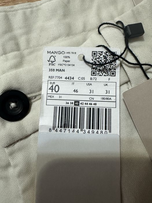 CALÇAS Mango Chino Slim fit