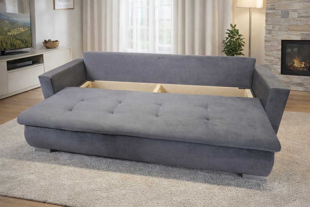 Wygodna kanapa MIA z bokami. Rozkładana | dowolna kolorystyka