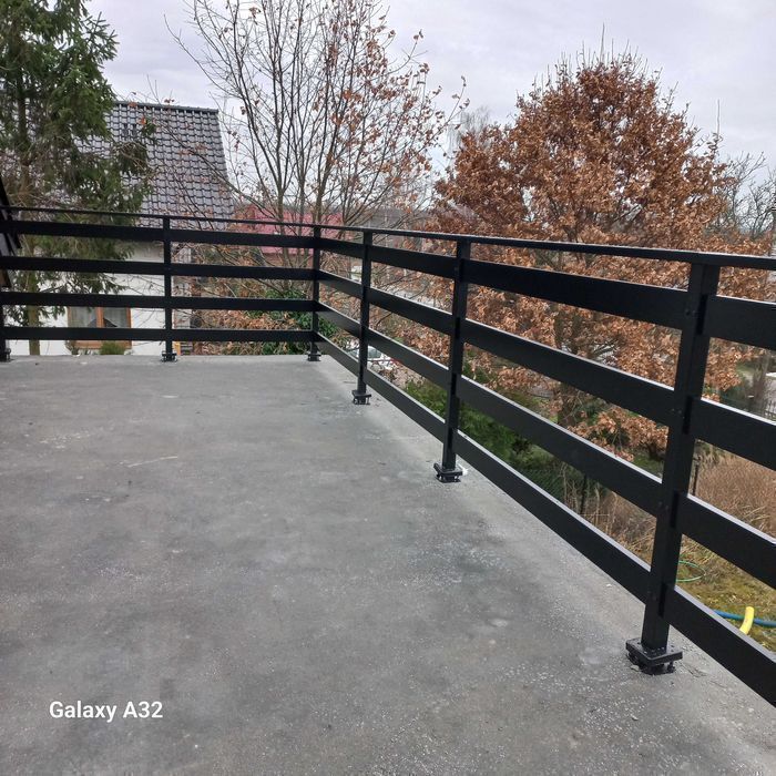 Balustrada balkonowa balustrady aluminiowe Barierki stali nierdzewnej
