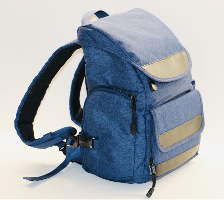 Mochila para máquina fotográfica e lentes acolchoada