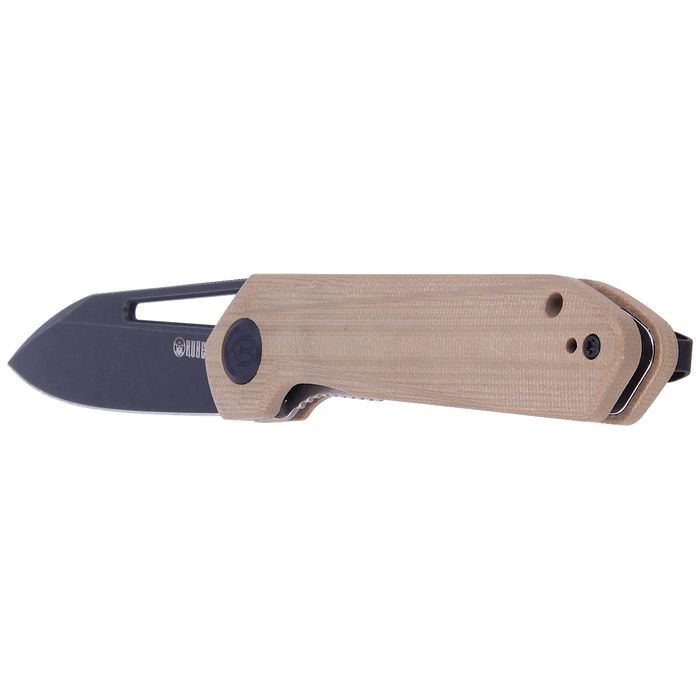Nóż składany Kubey Royal Tan G10, Dark Stonewashed D2 by (KU321E)