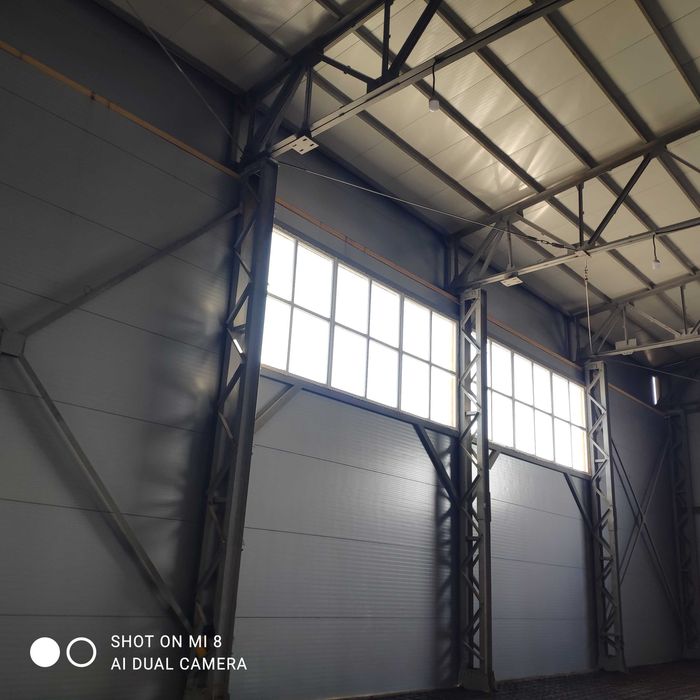 Cклад, офіси, висота 9 м., рампи, 50 квт, антипилова підлога, 707м.кв.