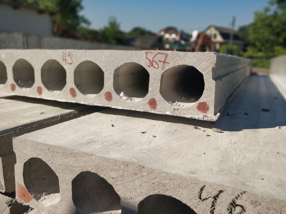 Плити перекриття, Плити полегшені Панелі пустотні ПК Плиты перекрытия