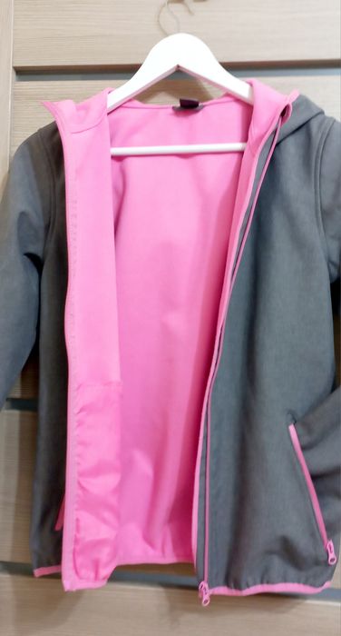 Kurtka Softshell dziewczęca roz.146/152 stan bdb-