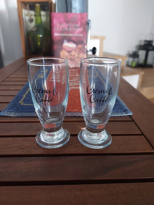 2 Copos "Crema & Caffé"