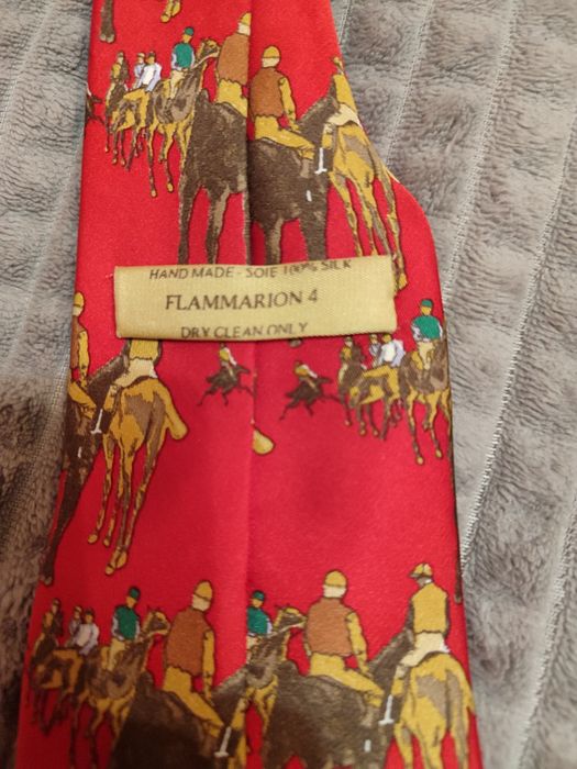 Вінтажна брендова краватка Flammarion 4