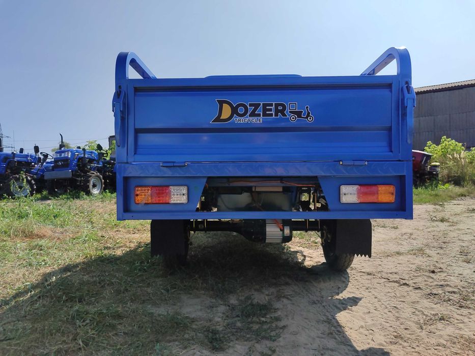 Грузовой Трицикл электрический Дозер 1200 ватт доставка без предоплаты