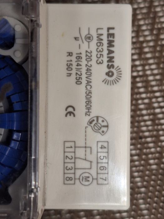 Таймер реле Lemans 9 LM6353