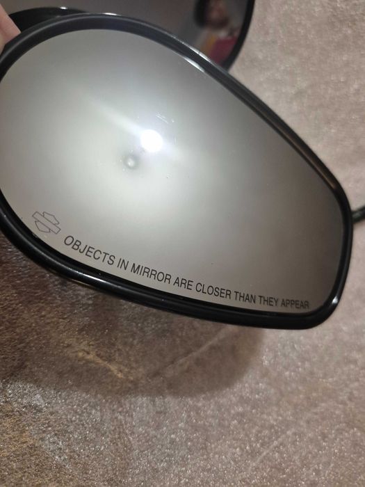 Espelhos Harley Davidson pretos 48 Softail Electra