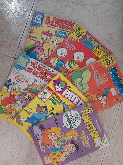 Livros banda desenhada anos 70 e 80