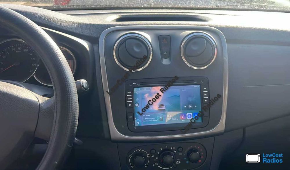 Rádio 2DIN 7" Android • DACIA Logan Sandero Duster Lodgy • CARPLAY | CARPLAY • ANDROID AUTO