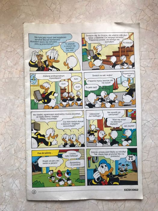 Czasopismo, komiks Kaczor Donald - zeszyty 2003 rok - 5 szt.
