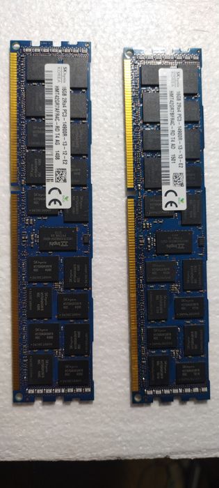 Серверна об'ємом 4гб,8гб та 16Гб  DDR3 планки