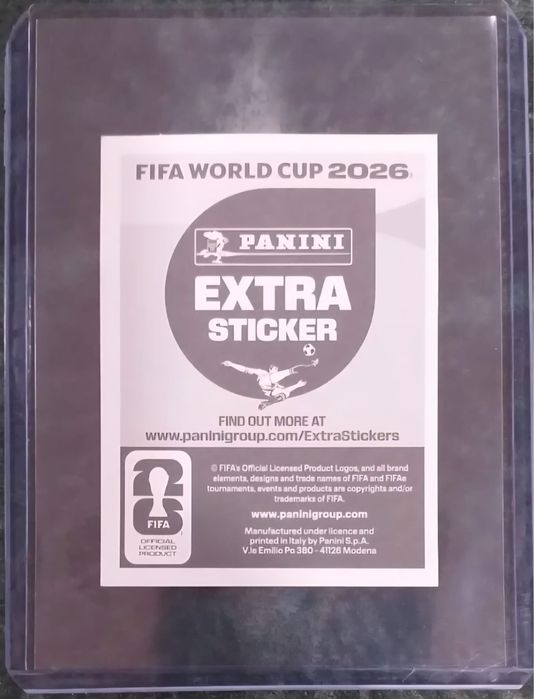 Panini Extra Stickers GOLD