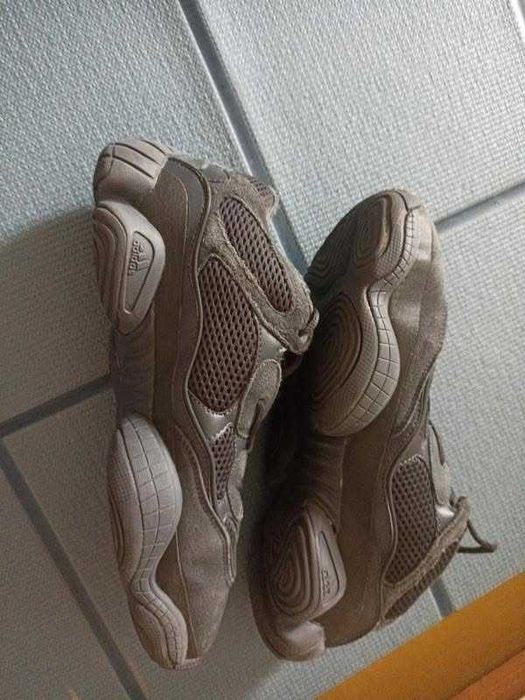 Кросівки adidas yeezy 500 utility, р.45 1/3, теплі, м'які, хутро, кроссовки