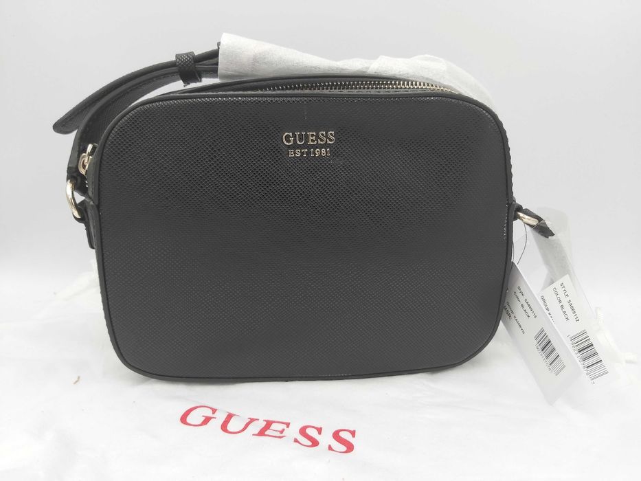 NOWA torebka GUESS klasyczna listonoszka torba wieczorowa kamryn