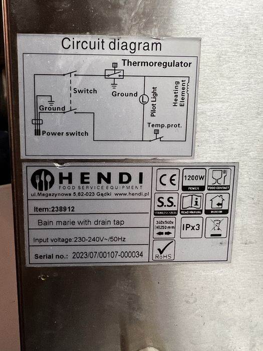Bemar GN 1/1 Hendi 238912