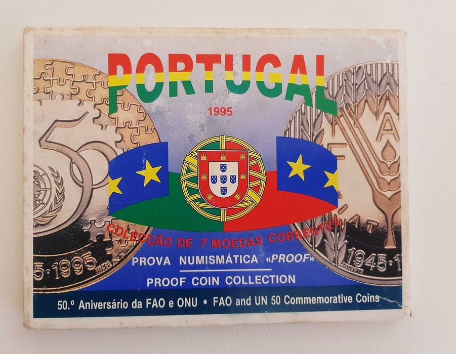 Séries Moedas correntes 1995 e 1996 (PROOF)