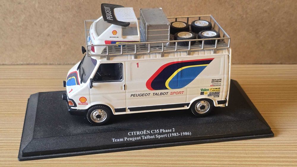 Miniaturas Caminhões de assistência em rally