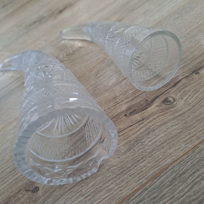 Продам кришталевий ріг достатку з радянських часів, стан на фото