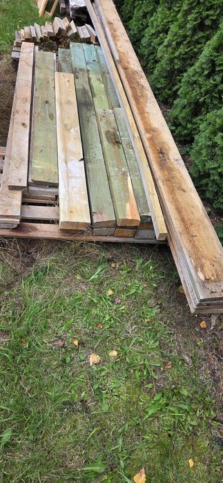 Materiały budowlane po budowie – płyty OSB, drewno, palety