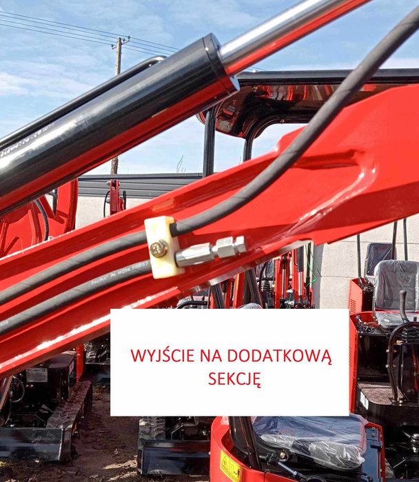 Nowa mini Koparka HQ10  1.0 tona cena BRUTTO 3 łyżki