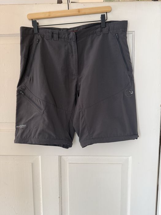 Szare spodnie trekkingowe mammut 46 XL zip off