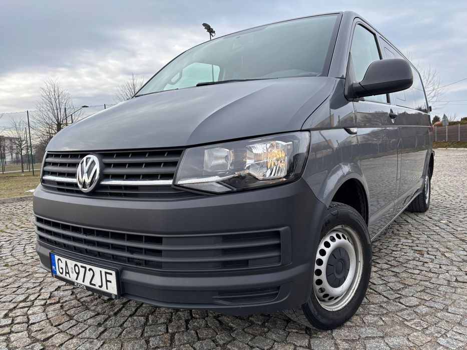 Volkswagen Transporter 2.0 TDI 102KM Long 9-osób Klimatyzacja Salon PL Stan Idealny 190000 km