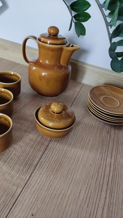 Serwis kawowy serwis do herbaty kubeczki imbryk czajnik porcelana