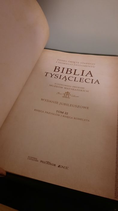 Biblia Tysiąclecia - 22 tomy