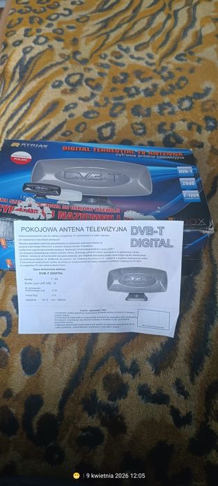 Antena DVB-T Szerokopasmowa wewnętrzna