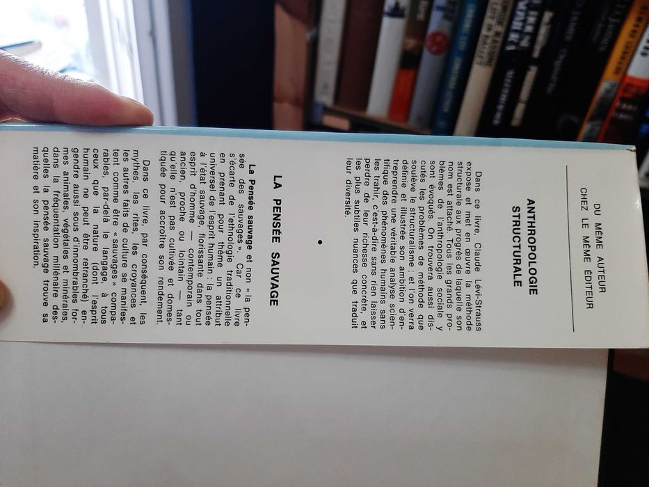 Claude Lévi-Strauss – Anthropologie Structurale Deux