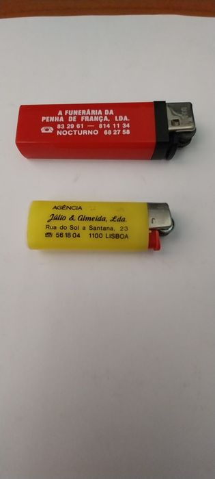 Isqueiros variados anos 80 a partir de