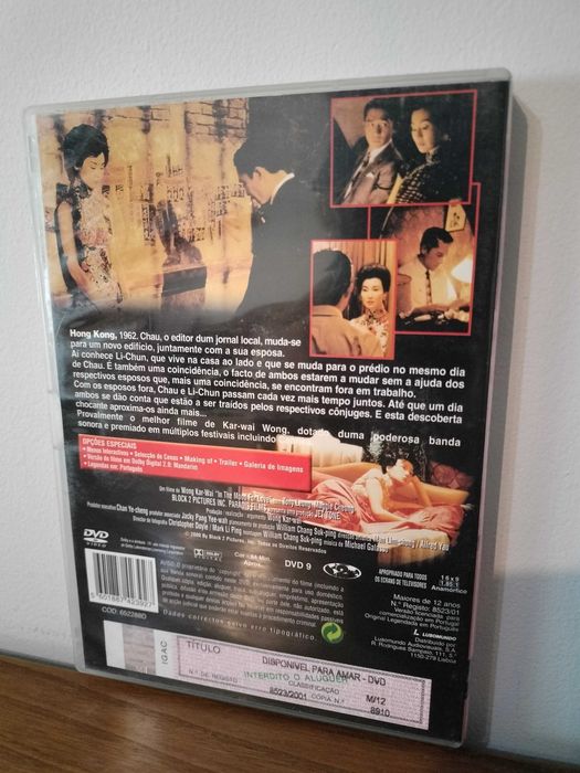 Filme DVD: Disponível para Amar - In the Mood for Love