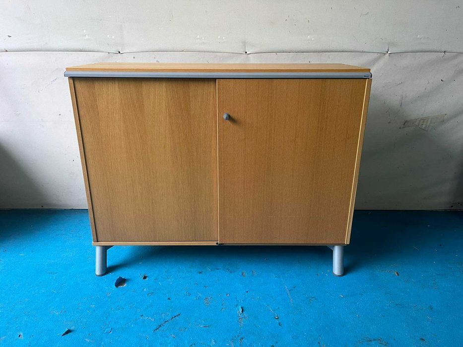 Komoda szafa biurowa Kinnarps drzwi przesuwne 95x120x42 duża ilość