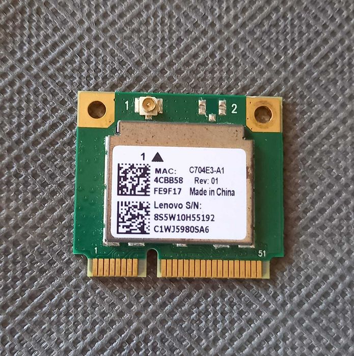 Wi-Fi модуль miniPCI-E, PCI-E