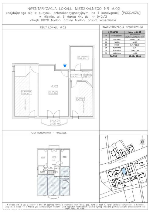 Apartament z balkonem w Mielnie, 300 m od morza! Inwestycja!