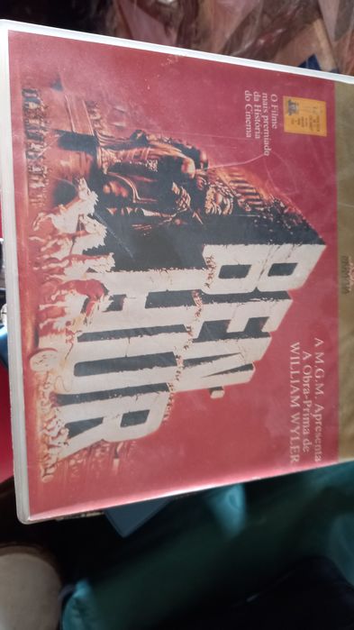 4 Edições Filmes VHS Colecionador - Ben Hur x2 / E tudo o vento Levou / Once upon a Time In America