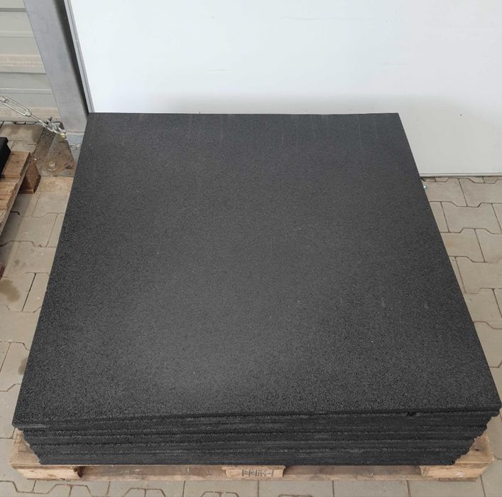 Podłoga gumowa fitness, mata sportowa siłownia crossfit puzzel Kwadrat