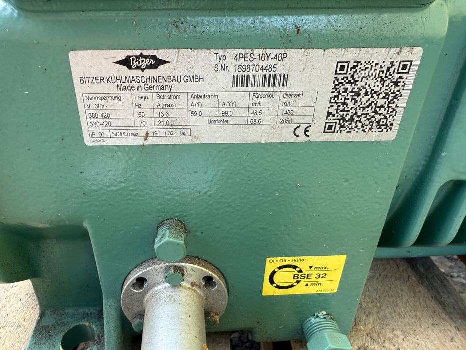 Sprężarka półhermetyczna Bitzer 4PES-10-40P