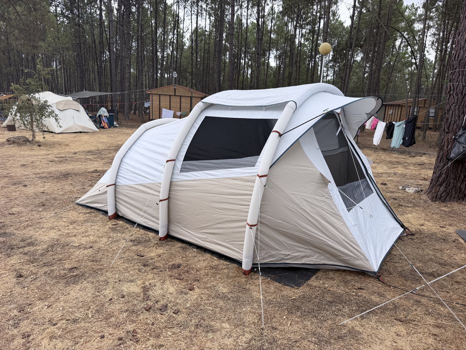 Tenda Insuflável Quechua Air Seconds 4.1 Fresh & Black – Usada Apenas 1 Vez