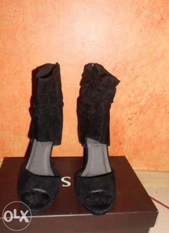 Czółenka botki zamsz rozm.36