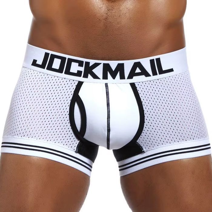 Męskie Siateczkowe Bokserki na Siłownię Oddychające  JOCKMAIL - L