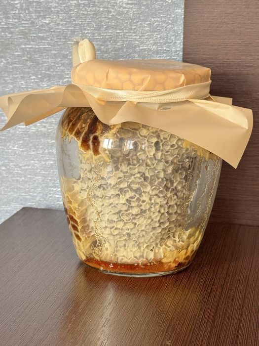 Натуральний мед в сотах