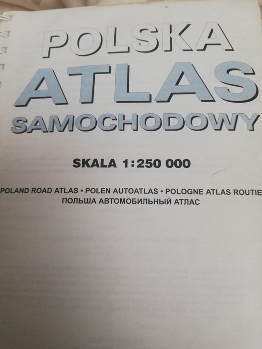 Atlas samochodowy Polska, z mapą Europy, edycja 2001