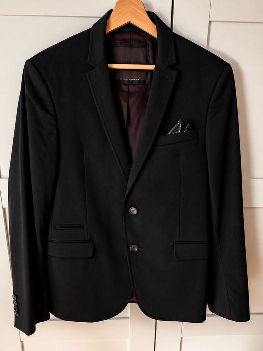 Marynarka Zara Man Black Tag